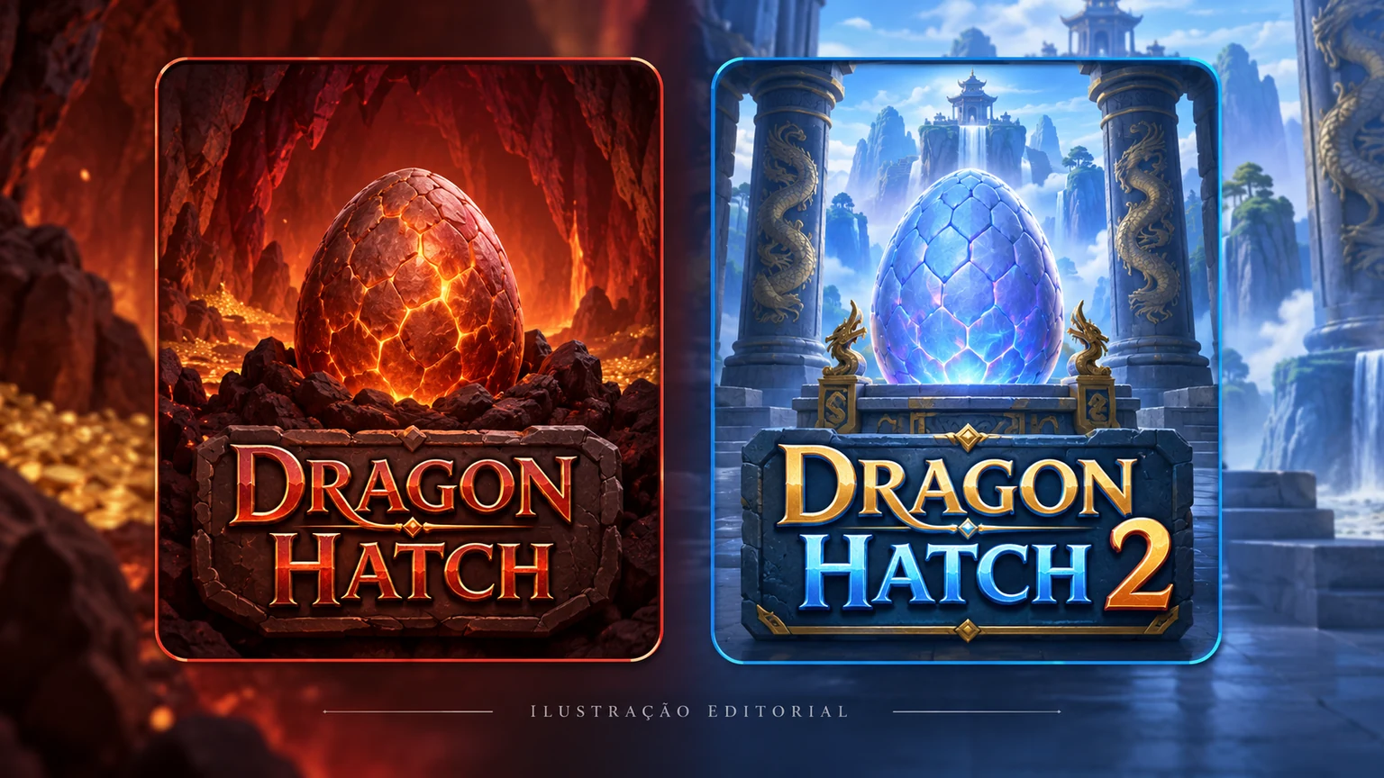 Sinais visuais para identificar Dragon Hatch 2 demo